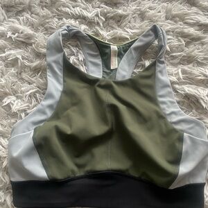 DONATED FP Movement Olive and Gray Sports Bra